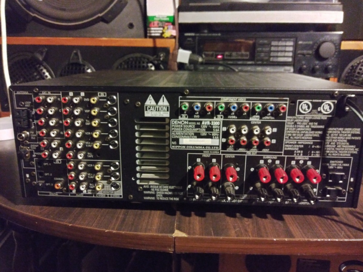Denon AVR-3300 5.1 Channel Precision Audio Component AV Denon AVR-3300 5.1 Channel Precision Audio Component AV