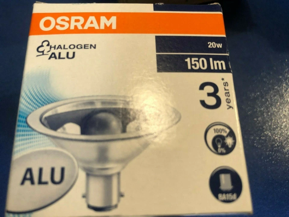 OSRAM/RADIUM HALOSPOT 70 B15d 12V 20W/50W HALOGEN SPOT FLOOD 41990 41970 41980 - Bild 3 von 4