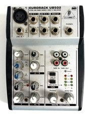 Behringer Eurorack UB502 Mixer 5-Input / 2-Bus / 2-band AS IS