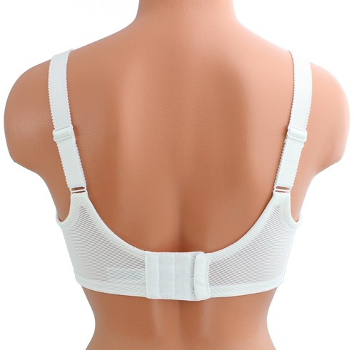 Wacoal Sheer Mesh Minimizer Bra 857210, Adjustable Straps, Elastic Band - Picture 3 of 9