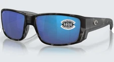 NEW Costa Del Mar TUNA ALLEY PRO Tiger Shark/580 Blue Mirror Glass 580G
