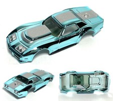 1pc AFX-tras A/P Chevy Corvette Slot Car BODY 'Vivid Vettes' UltraChrome SKYBLUE