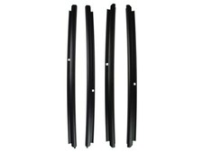 New Outer Beltline Molding Window Sweep 4-pc Set For 00-06 Crew Cab Suburban