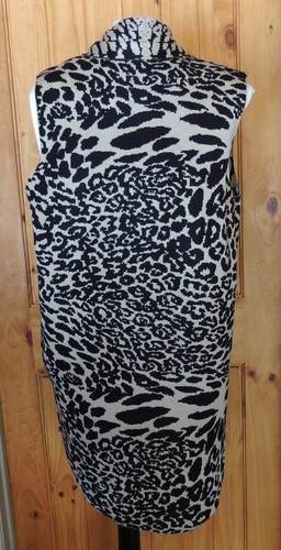 Neu mit Etikett Keren Hart Acryl Strick Tiermotiv offene Strickjacke ärmellos Staubtuch XL neu - Bild 5 von 7