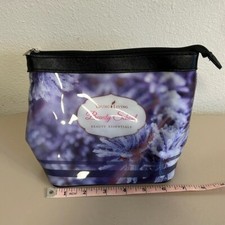 Young Living essential oils, cosmetic bag.