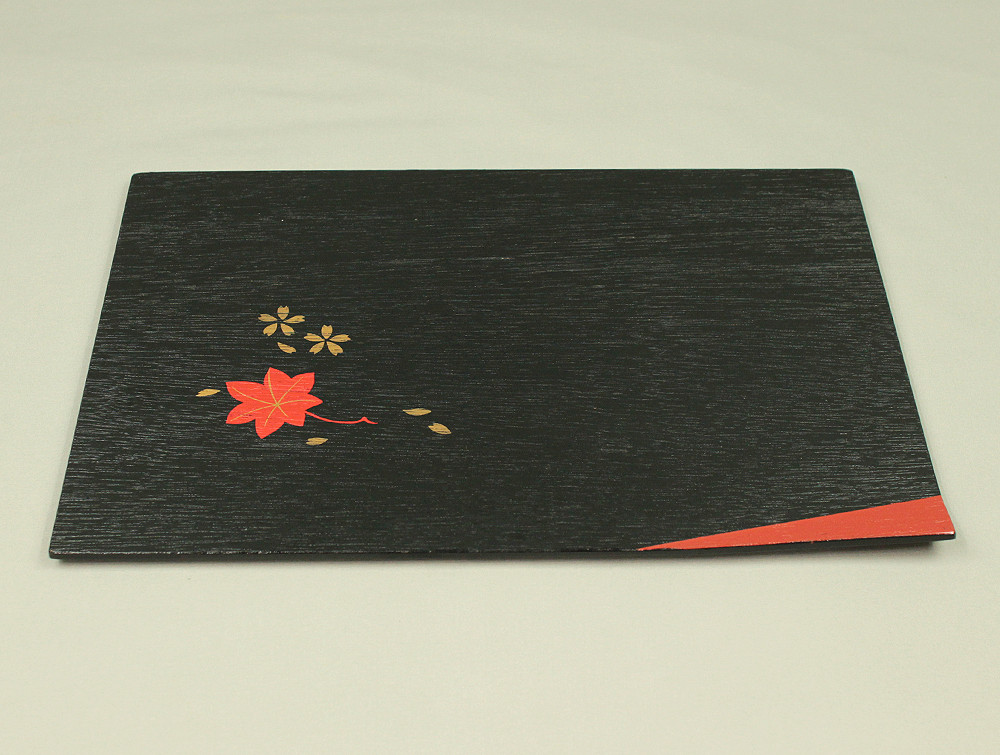 Tray (10) - Echizen Lacquerware Large and Small Square Tea Tray VA450