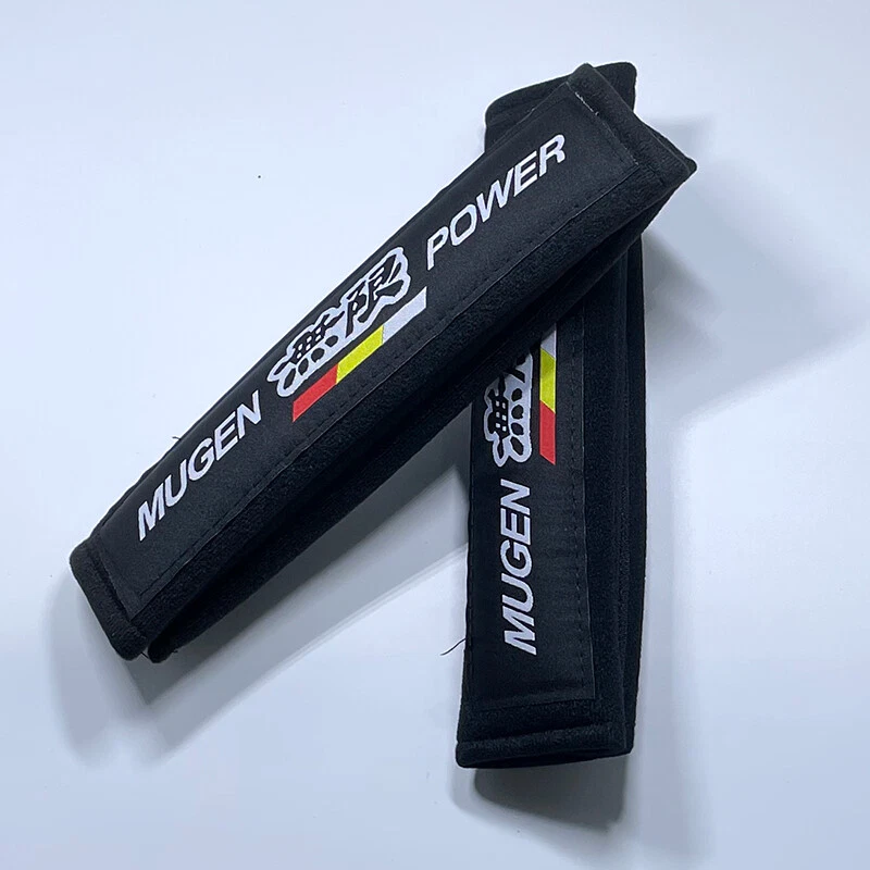 Cubierta de cinturón de seguridad de coche almohadillas para los hombros MUGEN Power para Honda civic Accord JDM negro/ Foto 4 de 4