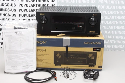 Denon AVR-X2400H 7.2 Channel 4K Ultra HD AV Receiver with Bluetooth & Wifi