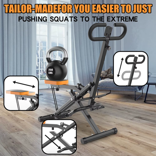 Squat Machine, Gluteus Maximus Training, Foldable Resistance Band, Buttocks and - Picture 5 of 14