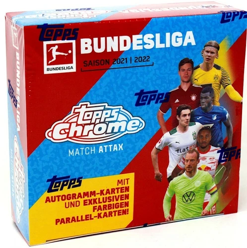 2021/22 TOPPS CHROME BUNDESLIGA MATCH ATTAX SOCCER BOX BLOWOUT CARDS