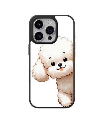 Sunny-Case 2D Case Handyhülle für iphone 7 PLUS Pudel weiß Nr.790 Hautier Pet