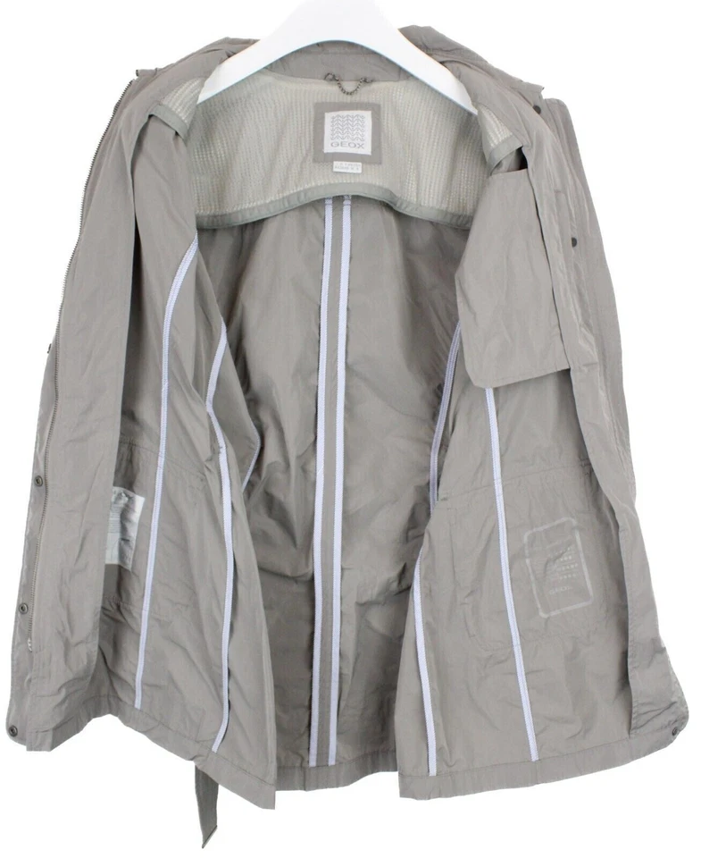 Geox Respira Performance Grid Jacket Women EU 38 Light With Belt Polo Shirt - image 4 of 4