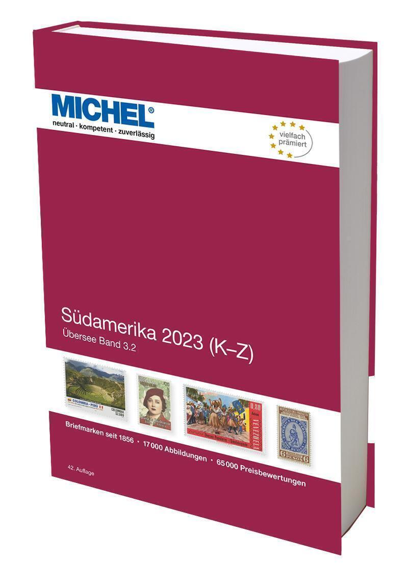 Thumbnail - Michel Südamerika K-z 2023 | Michel-redaktion | Ü 3.2 | Buch | 1068 S.