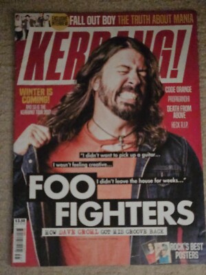 K1686 2ND SEPTEMBER 2017 FOO FIGHTERS DAVE GROHL COVER