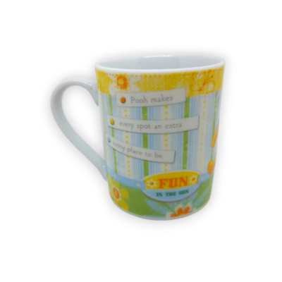 Disney Winnie Puuh Tasse Winnie the Pooh Ferkel Sammeltasse Fun in the Sun