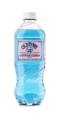 Old Tyme Cotton Candy Soda 20oz Exotic Pop 24 Bottles Pre Order