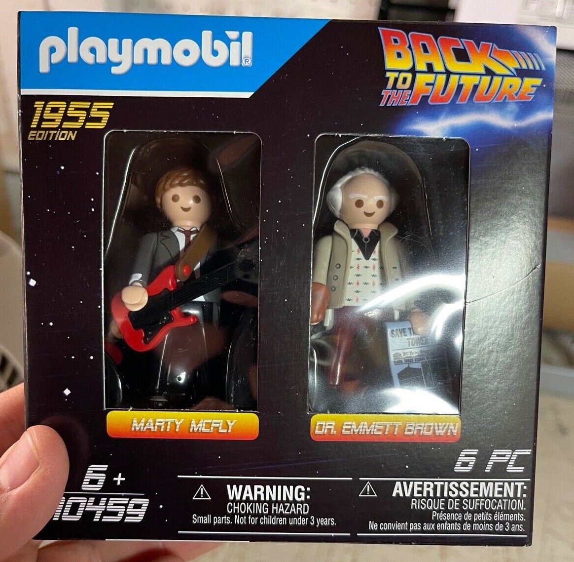 Playmobil Back to the Future Marty McFly Doc Brown Figure 2-Pack 70459