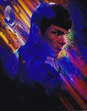 ZACHARY QUINTO signed autograph 20x25cm STAR TREK in person autograph COA