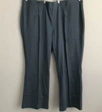 Denim  Co. Easy Flex Twill Wide Leg Pull-On Trouser - Slate Sz 2XP a628079