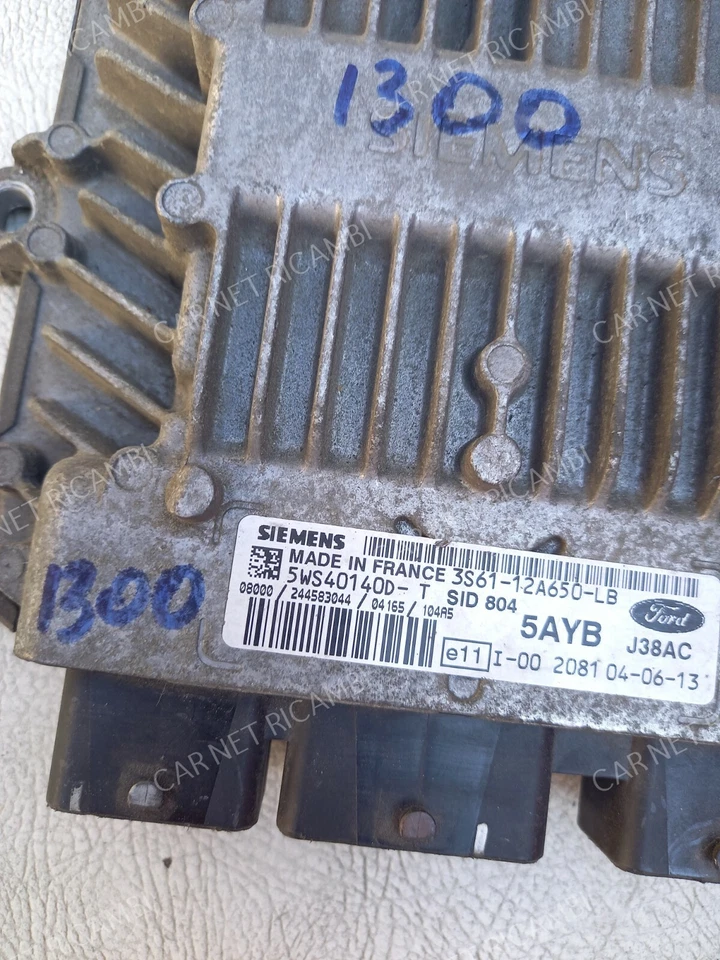 3S61-12A650-LB 5WS40140D-T SID804 CENTRALINA MOTORE MAZDA FORD 1.4 TDCI 50 KW Foto 2 de 4