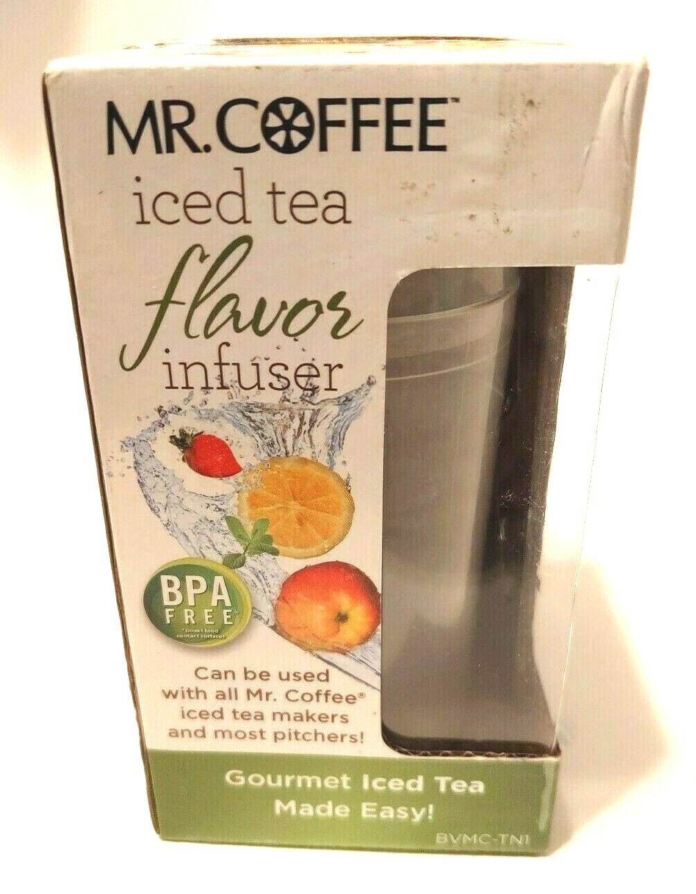 Mr. Coffee Bvmc TN1 Iced Tea Flavor Infuser Clear BPA free
