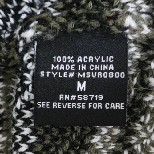 Notations Cardigan Sweater Women Medium Brown Striped Waterfall Open Front - Picture 7 of 7