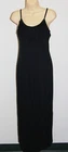 New Miken Swim Swimsuit Cover Up Long Maxi Dress Black Size M Fringe