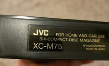 JVC 6-CD Magazine Compact Disc Changers Cartridge XC-M75 Home or Car Use