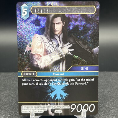 vayne final fantasy mtg Carudas Solidor (A player with ten or more poison counters loses the game.) Vayne's Treachery 0124 Magic The