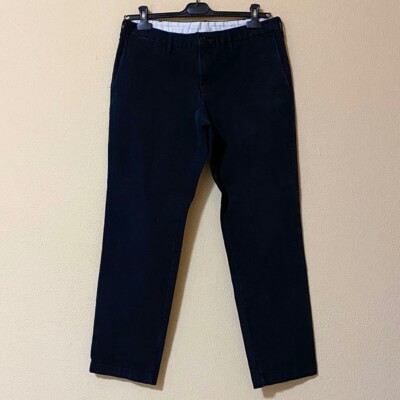 Chino Hose Schwarz Baumwolle Klassisch Casual Elegant Gentlemen