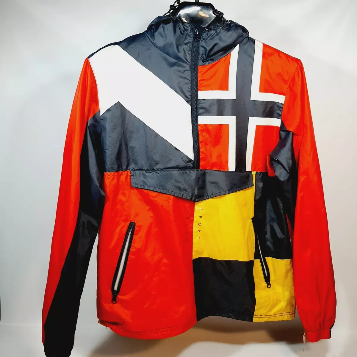 Pullover jacket with norway cheap flag