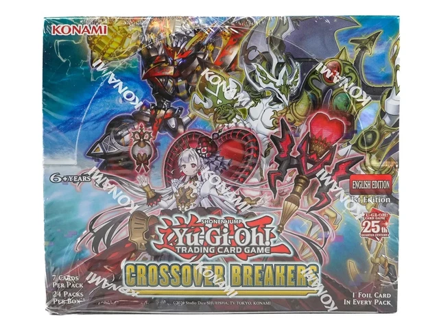 RIP & SHIP - YU-GI-OH CROSSOVER BREAKERS BOOSTER BOX