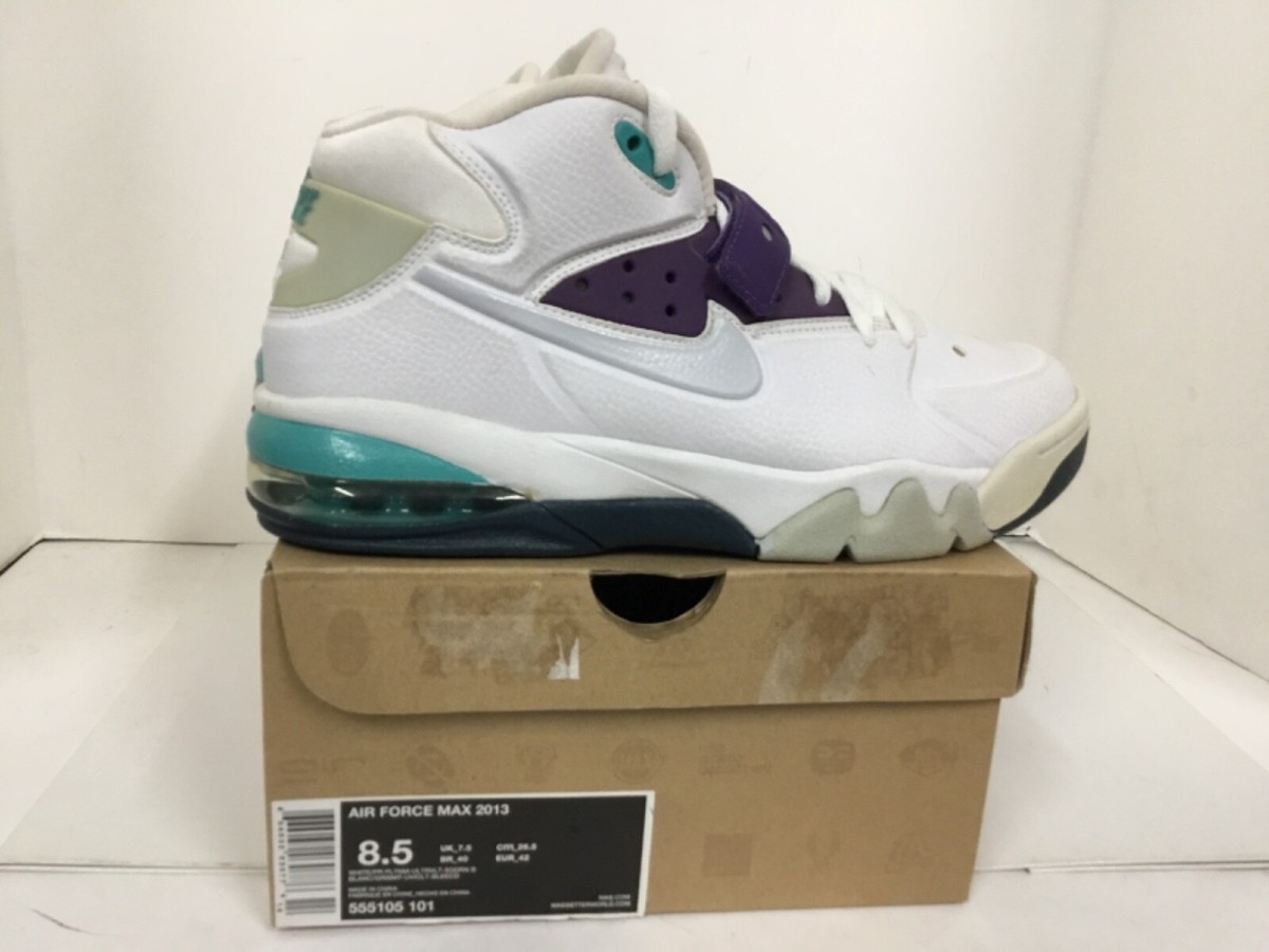 Nike Air Force Max 2013 Mens sneaker 555105 101 sz 8.5 White Never