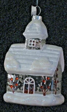 Snow Berry House Ornament Asst Styles - Midwest Ornament
