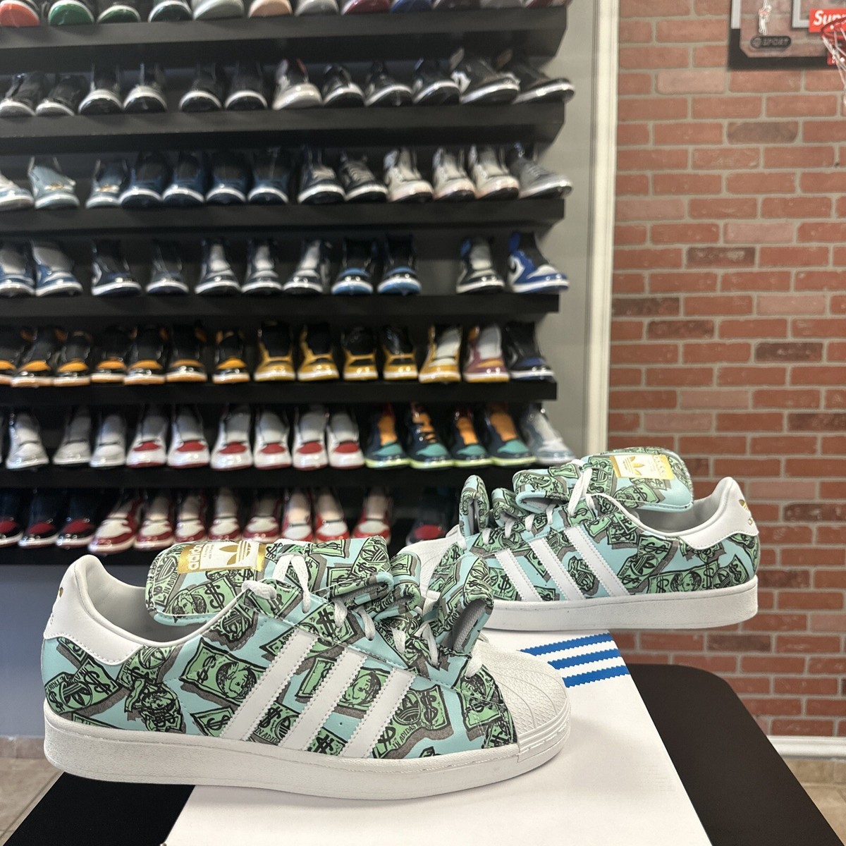 AUTHENTIC Adidas Jeremy Scott x Superstar Money Size 11.5 BRAND NEW  |  eBay