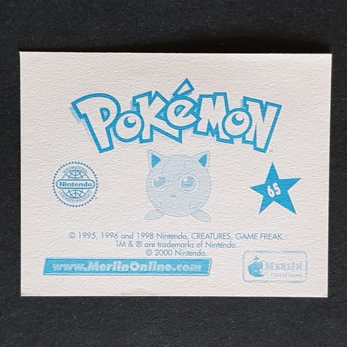 Pokemon "Figurine Adesive Merlin 2000 2a Serie" ENTRA e SCEGLI - Foto 129 di 406