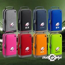 Personalised Embroidered Initial or Name Rugby Player Shoe Bag  Gift