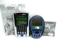 World Series of Poker TEXAS HOLD'EM Electronic Hand Held - Black Jack EXCALIBUR