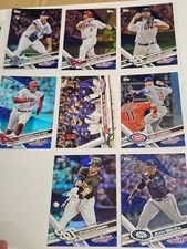 2017 Topps Opening Day Blue Foils & Blue Jays Promo PICK & CHOOSE Baseball Cards