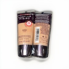 NEW Rimmel Lasting Finish 25hr Foundation- 100 Ivory Lot Of 2