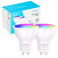 Upxnbor Smart GlüHbirne GU10, 4.5W, Wlan LED Lampe Rgbww Dimmbare Mit 16
