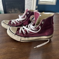 Converse Chuck Taylor All Star High Top Dark Red Men  s 5/women  s 7