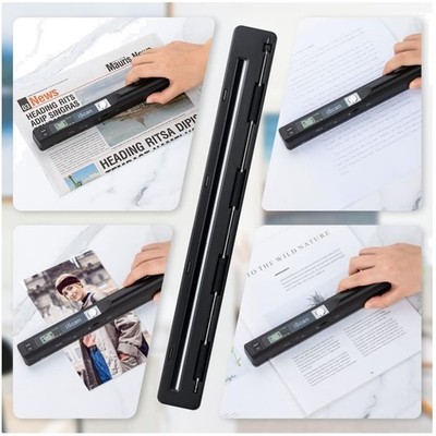 Portable Document Scanner, Handheld Business Photo Receipts
