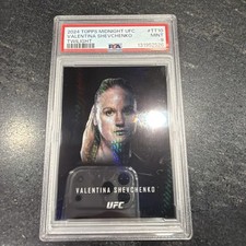 2024 Topps Midnight UFC Valentina Shevchenko Twilight Case Hit SSP PSA 9