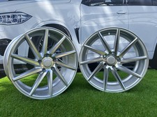 4x 20 Inch 5x114.3 Racin Vossen Cvt Style Silver Wheels Fits For Mustang Lexus 4x 20 Inch 5x114.3 Racin Vossen Cvt Style Silver Wheels Fits For Mustang Lexus