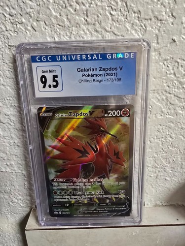 Galarian Zapdos V graded CGC 10 for sale on eBay