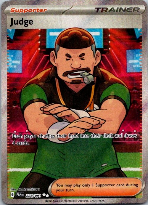 Judge Ultra Rare SV: Paldean Fates 228/091 NM NM-LP