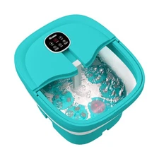 HOSPAN Collapsible Foot Spa Electric Rotary Massage, Foot Bath with Heat, Bub...