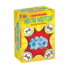 University Games, Scholastic Math Match Travel Dice Game, Mathematics Reinfo...