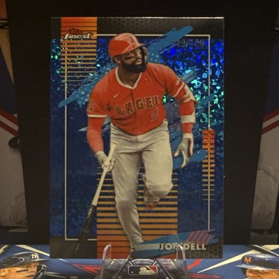2026 Topps Finest Jo Adell Los Angeles Angels Uncommon Blue Mini Diamond /150